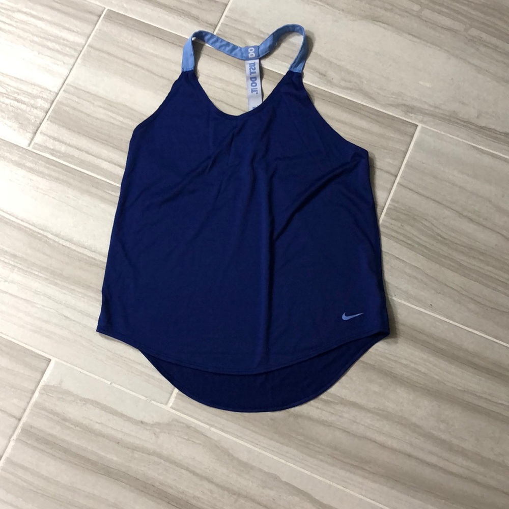 Nike blue/purple tank top size medium